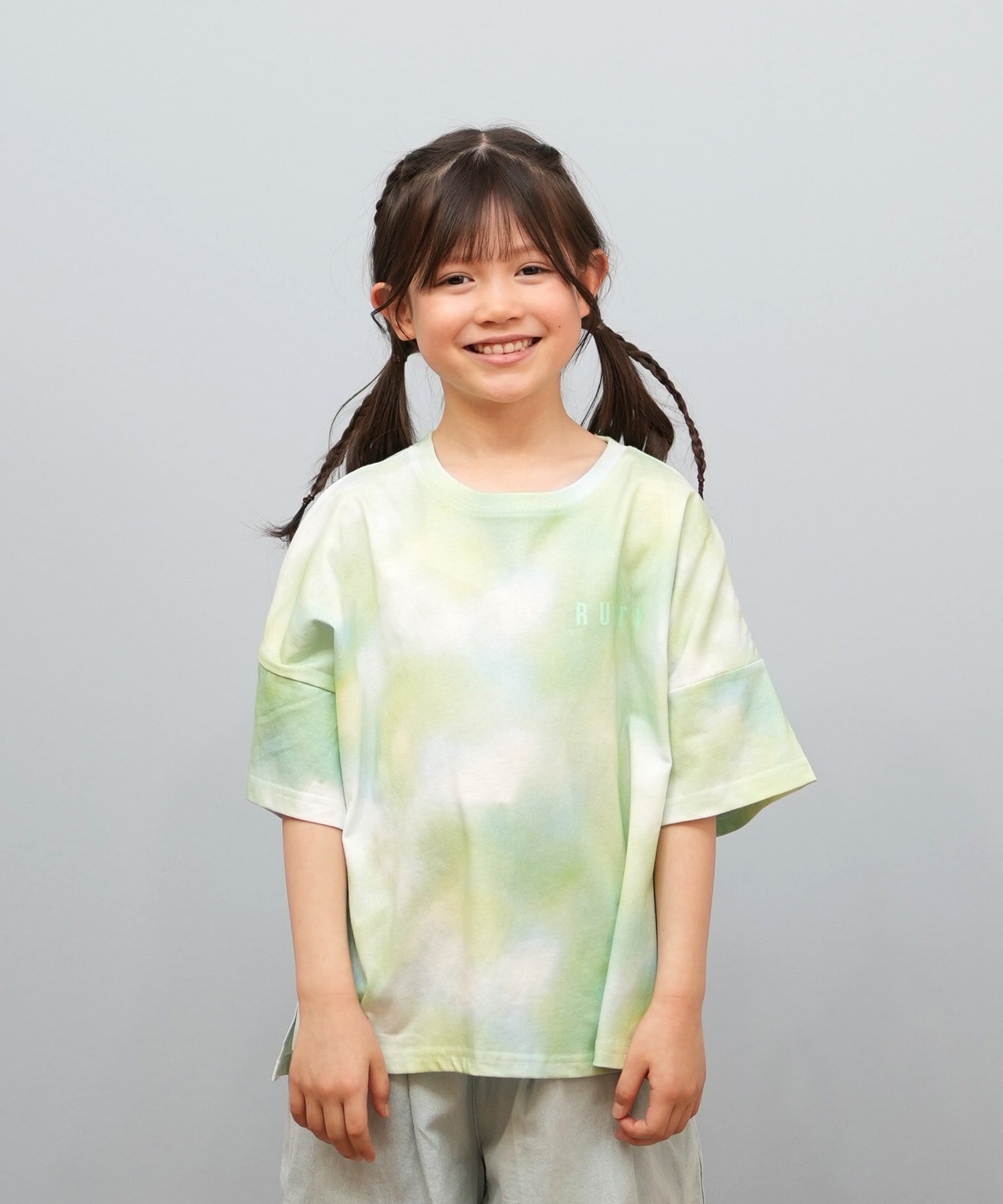 RUSTY ラスティ 半袖 Tシャツ キッズ ジュニア 子供 女の子