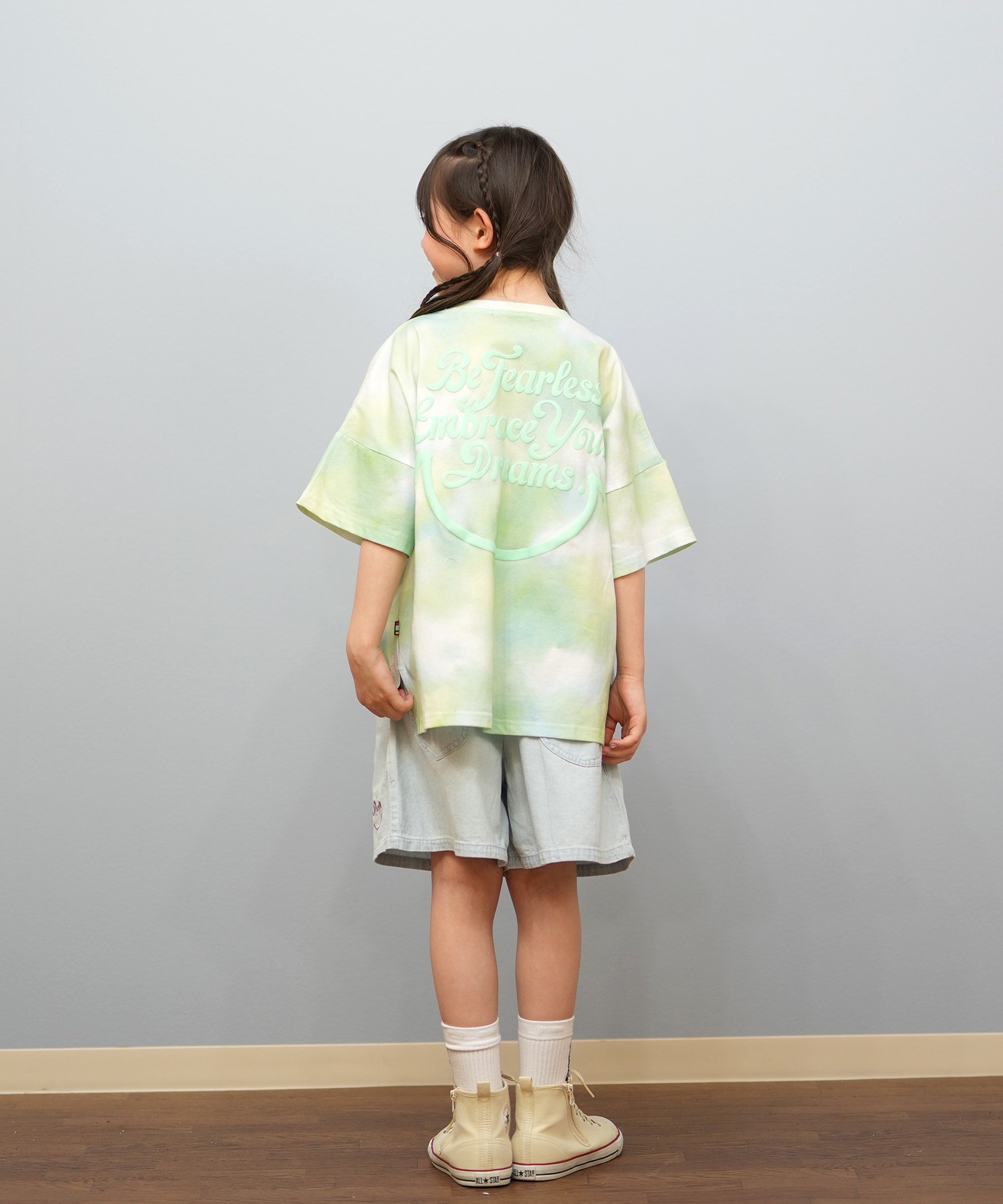 RUSTY ラスティ 半袖 Tシャツ キッズ ジュニア 子供 女の子 バック