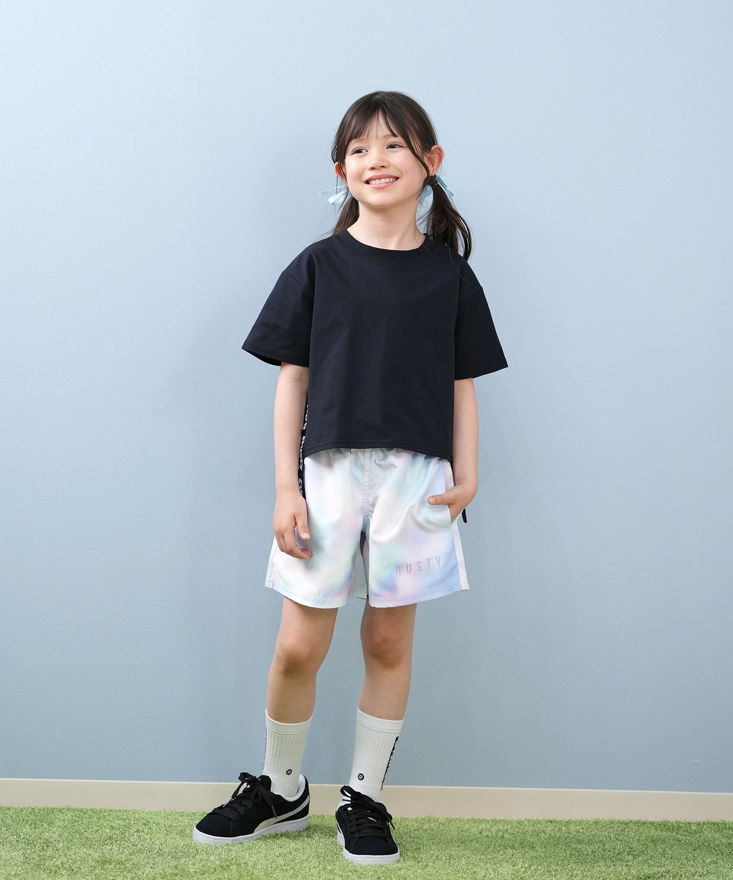 RUSTY ラスティ ハーフパンツ ショートパンツ キッズ ジュニア 子供