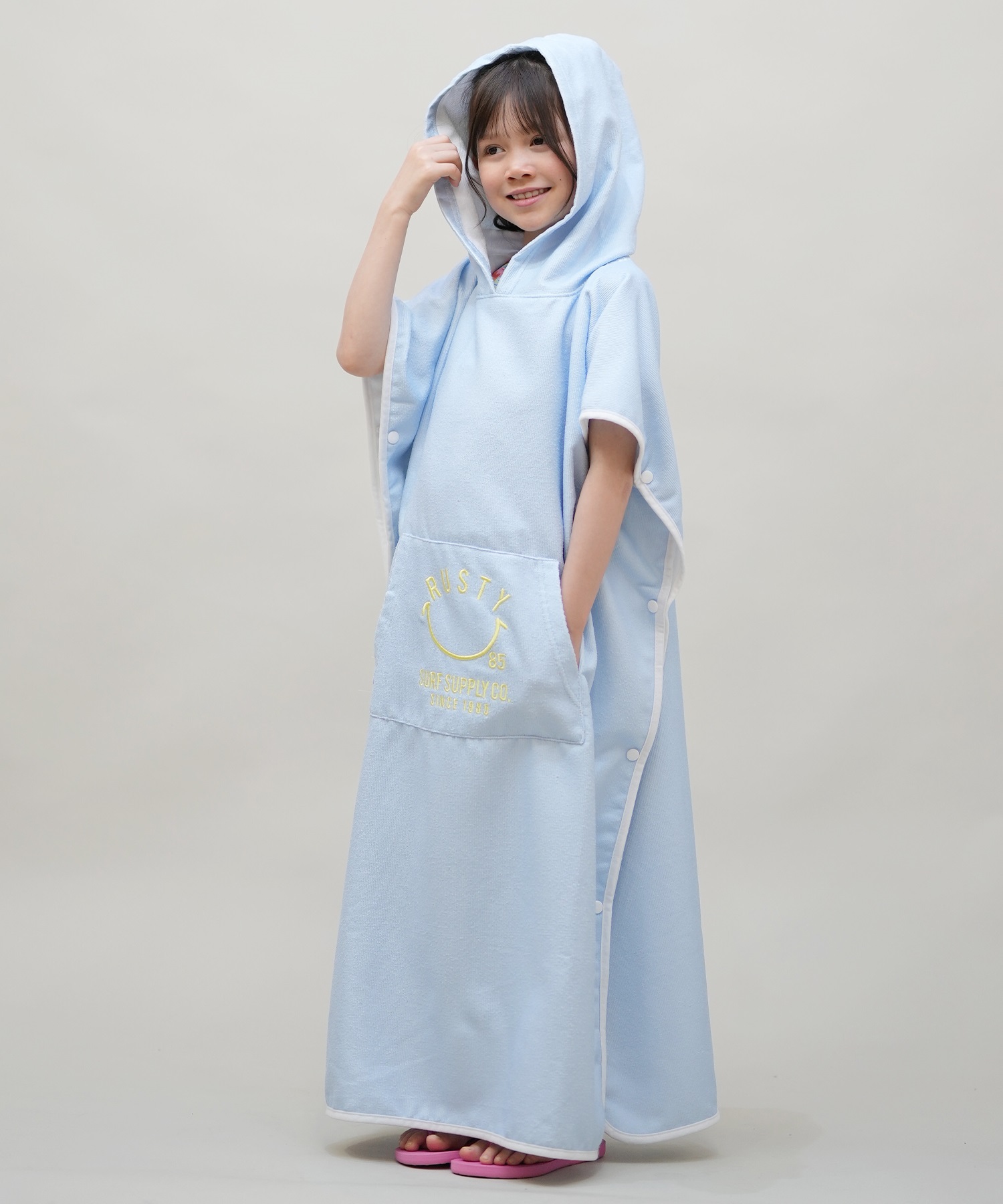 RUSTY ラスティー ラップタオル キッズ 子供 ポンチョタオル 964955