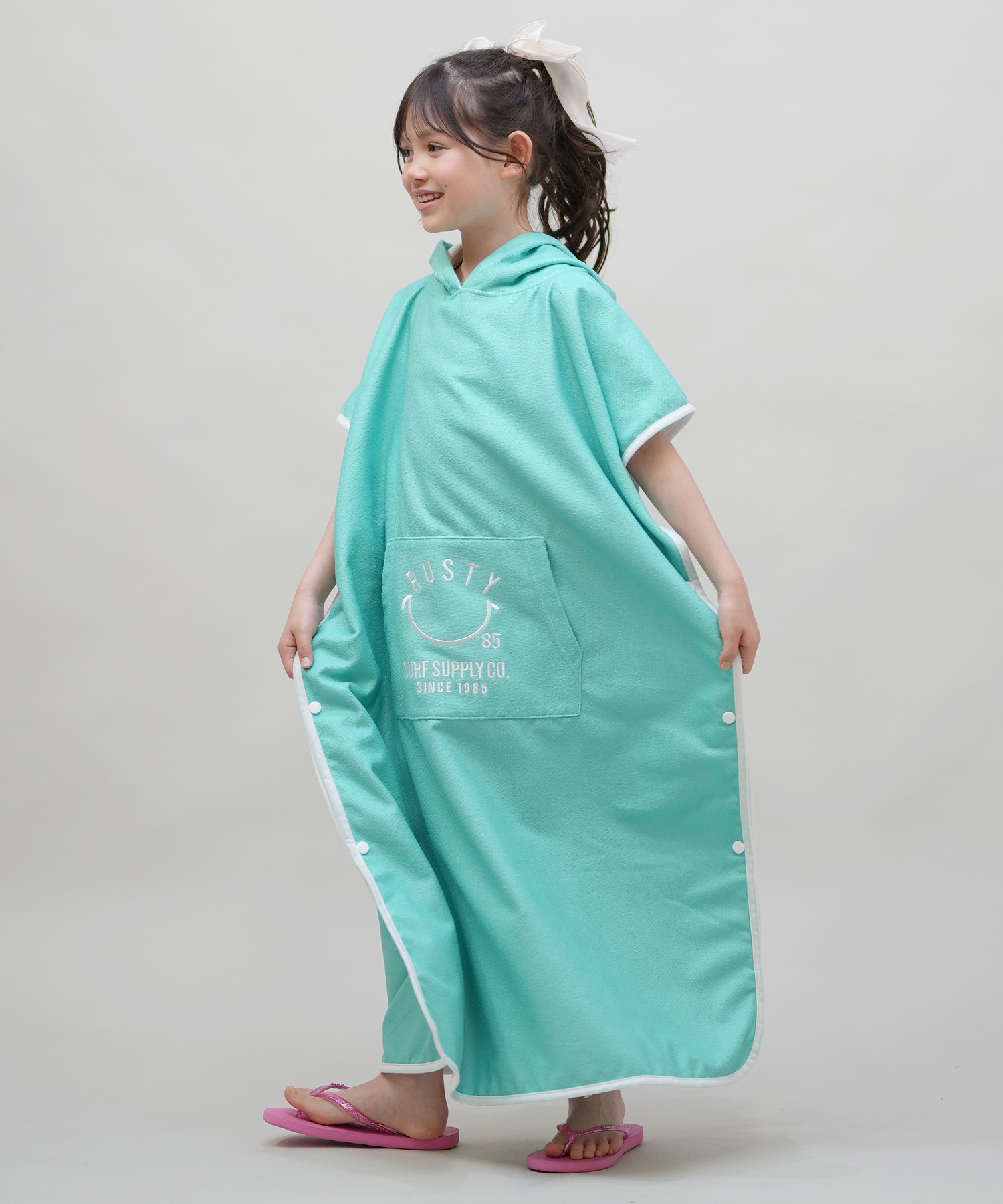 RUSTY ラスティー ラップタオル キッズ 子供 ポンチョタオル 964955