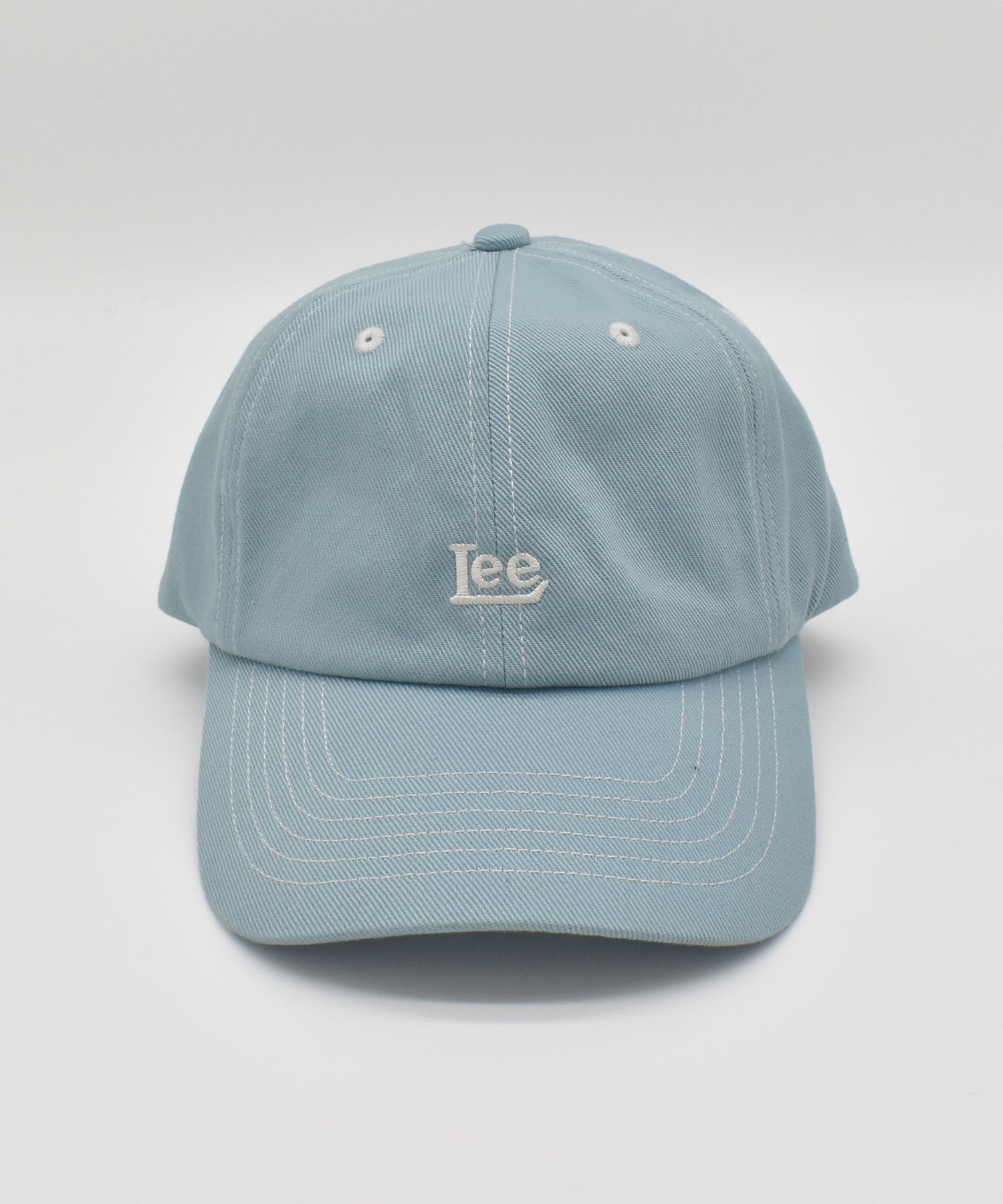 Lee リー キャップ ワンポイント ロゴ 刺しゅう ユニセックス LE NO-DYE 6P CAP 251076601(BLACK-FREE)