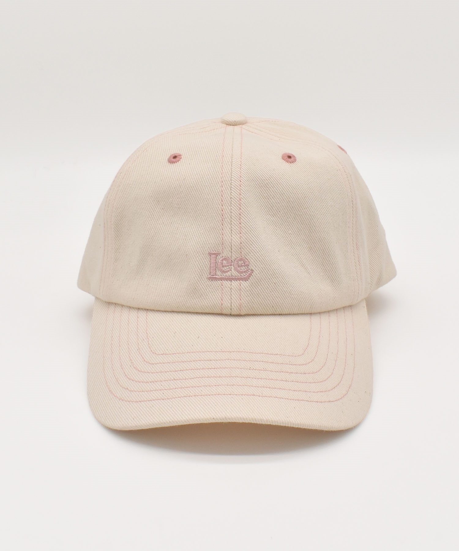 Lee リー キャップ ワンポイント ロゴ 刺しゅう ユニセックス LE NO-DYE 6P CAP 251076601(BLACK-FREE)