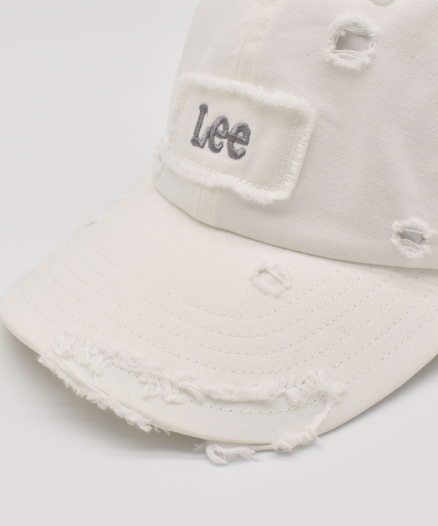 Lee リー キャップ ダメージ加工 ロゴ 刺しゅう ユニセックス LE