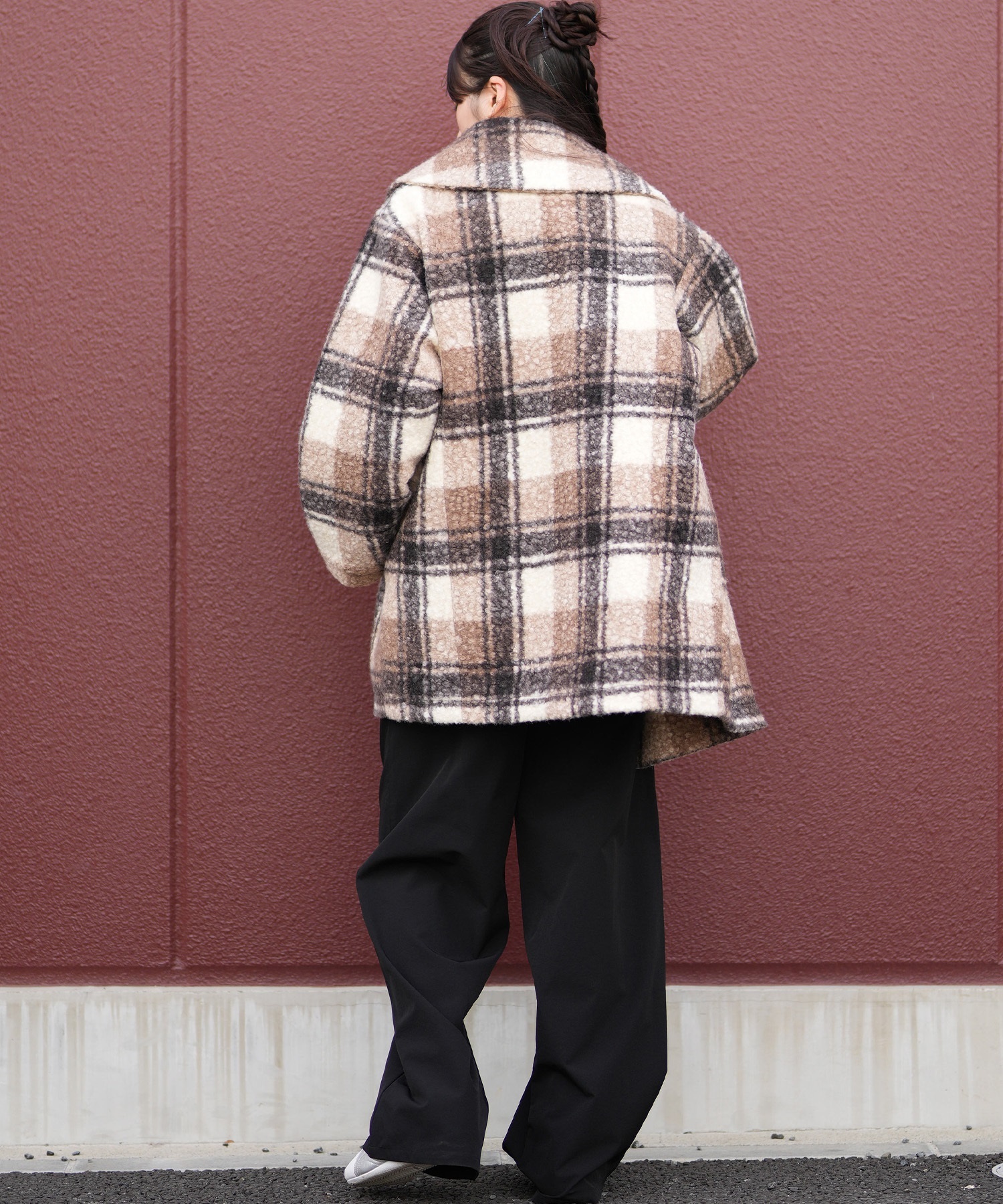 RIKKA FEMME リッカファム ジャケット レディース チェック柄