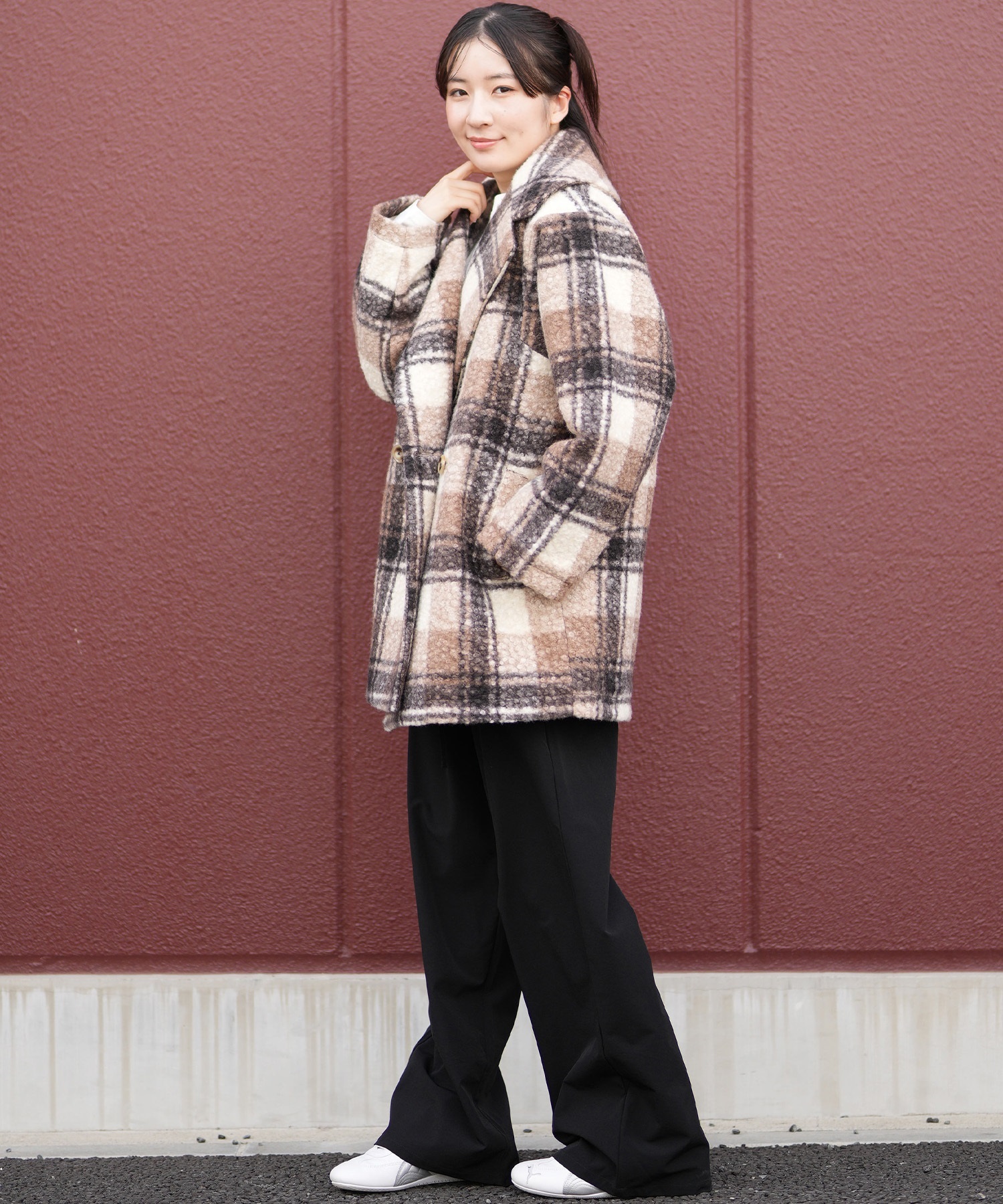 RIKKA FEMME リッカファム ジャケット レディース チェック柄