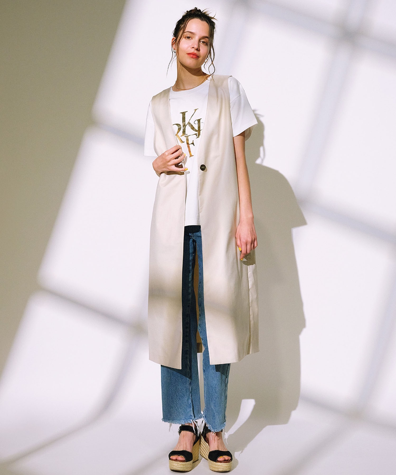 RIKKA FEMME リッカファム ベスト レディース ロングジレベスト