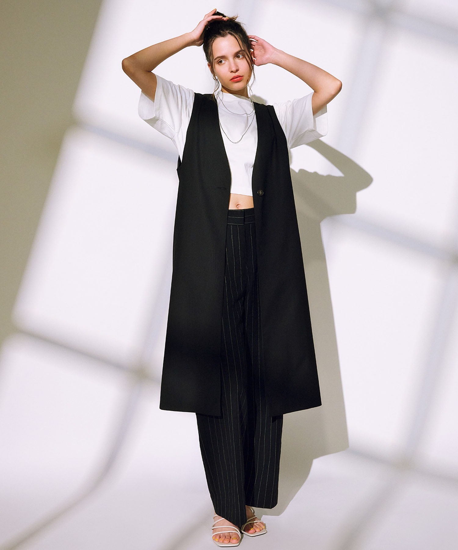 RIKKA FEMME リッカファム ベスト レディース ロングジレベスト