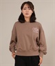 RIKKA FEMME リッカファム トレーナー スウェット レディース クルーネック ワンポイント 刺繍 裏毛 RF25FW16(GRY-FREE)