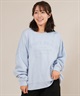 RIKKA FEMME リッカファム トレーナー スウェット レディース クルーネック カレッジロゴ 刺繍 裏起毛 RF25FW06(IVO-FREE)