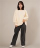 RIKKA FEMME リッカファム トレーナー スウェット レディース クルーネック カレッジロゴ 刺繍 裏起毛 RF25FW06(IVO-FREE)