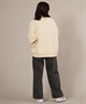 RIKKA FEMME リッカファム トレーナー スウェット レディース クルーネック カレッジロゴ 刺繍 裏起毛 RF25FW06(IVO-FREE)