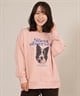 RIKKA FEMME リッカファム トレーナー スウェット レディース クルーネック ボーダー・コリー 裏毛 RF25FW07(WHT-FREE)