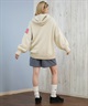 RIKKA FEMME リッカファム ニット セーター レディース ジップアップ パーカー 星条旗 RF25FW18(IVO-FREE)