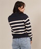 RIKKA FEMME リッカファム ニット セーター レディース ボーダー ショート丈 RF25FW21(BRN-FREE)