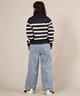 RIKKA FEMME リッカファム ニット セーター レディース ボーダー ショート丈 RF25FW21(BRN-FREE)