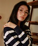 RIKKA FEMME リッカファム ニット セーター レディース ボーダー ショート丈 RF25FW21(BRN-FREE)