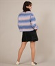 RIKKA FEMME リッカファム ニット セーター レディース シャギー グラデーション RF25FW22(BLU-FREE)