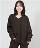 RIKKA FEMME リッカファム ニット セーター レディース Vネック 無地 セットアップ対応 RF25FW13(GRY-FREE)