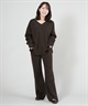 RIKKA FEMME リッカファム ニット セーター レディース Vネック 無地 セットアップ対応 RF25FW13(GRY-FREE)