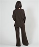 RIKKA FEMME リッカファム ニット セーター レディース Vネック 無地 セットアップ対応 RF25FW13(GRY-FREE)