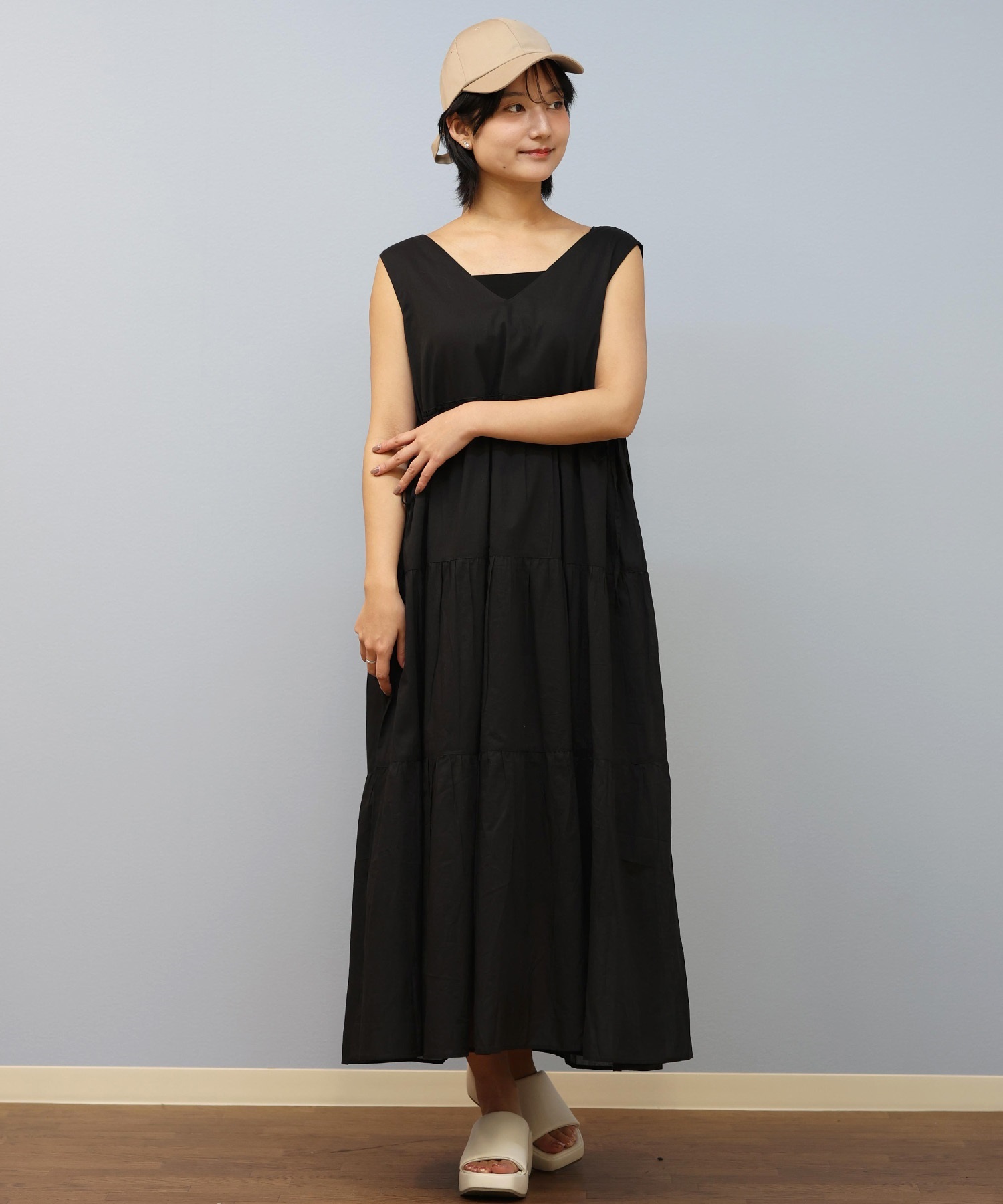 RIKKA FEMME リッカファム ワンピース レディース バックオープン