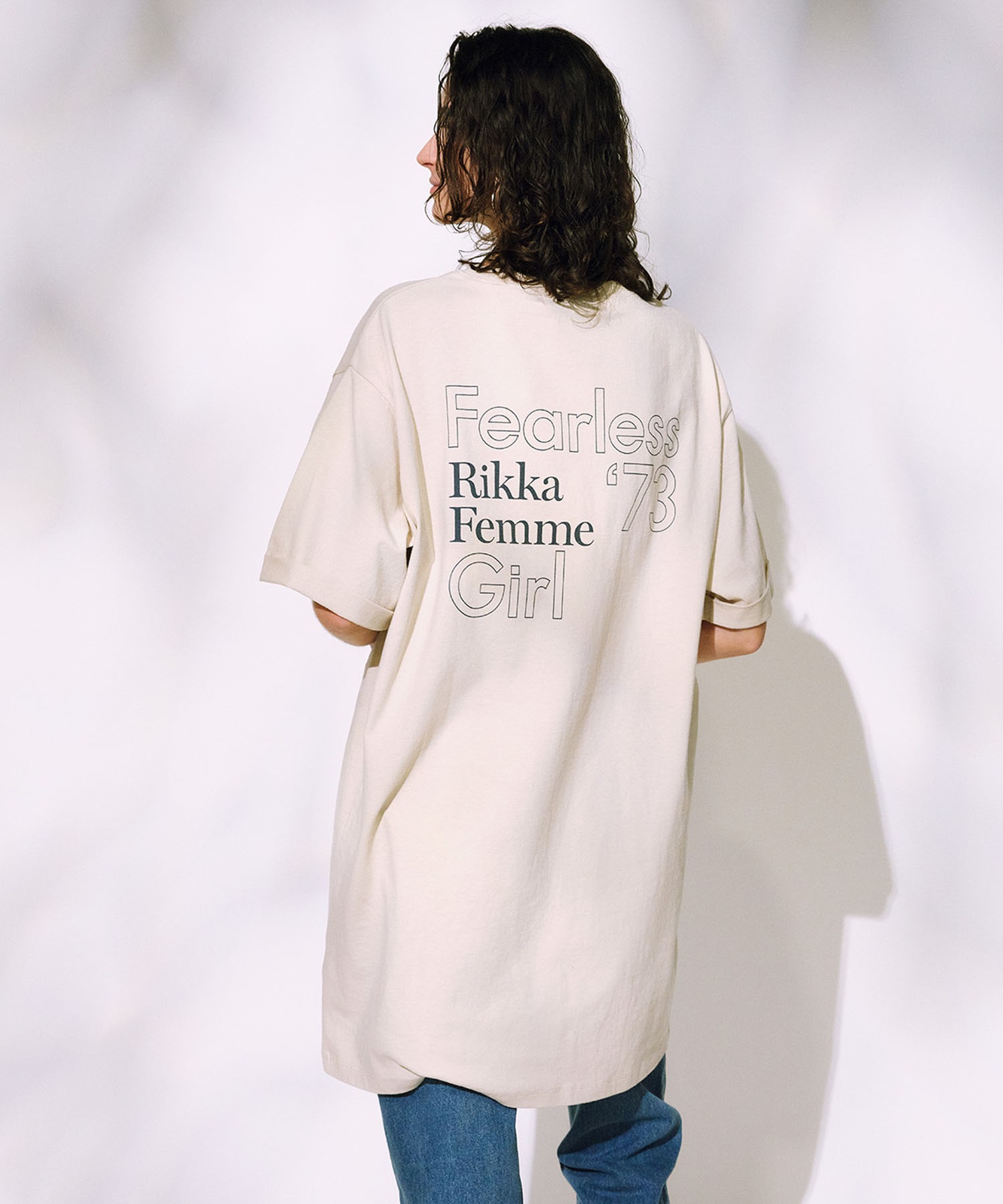 RIKKA FEMME リッカファム 半袖 Tシャツ ワンピース レディース バック