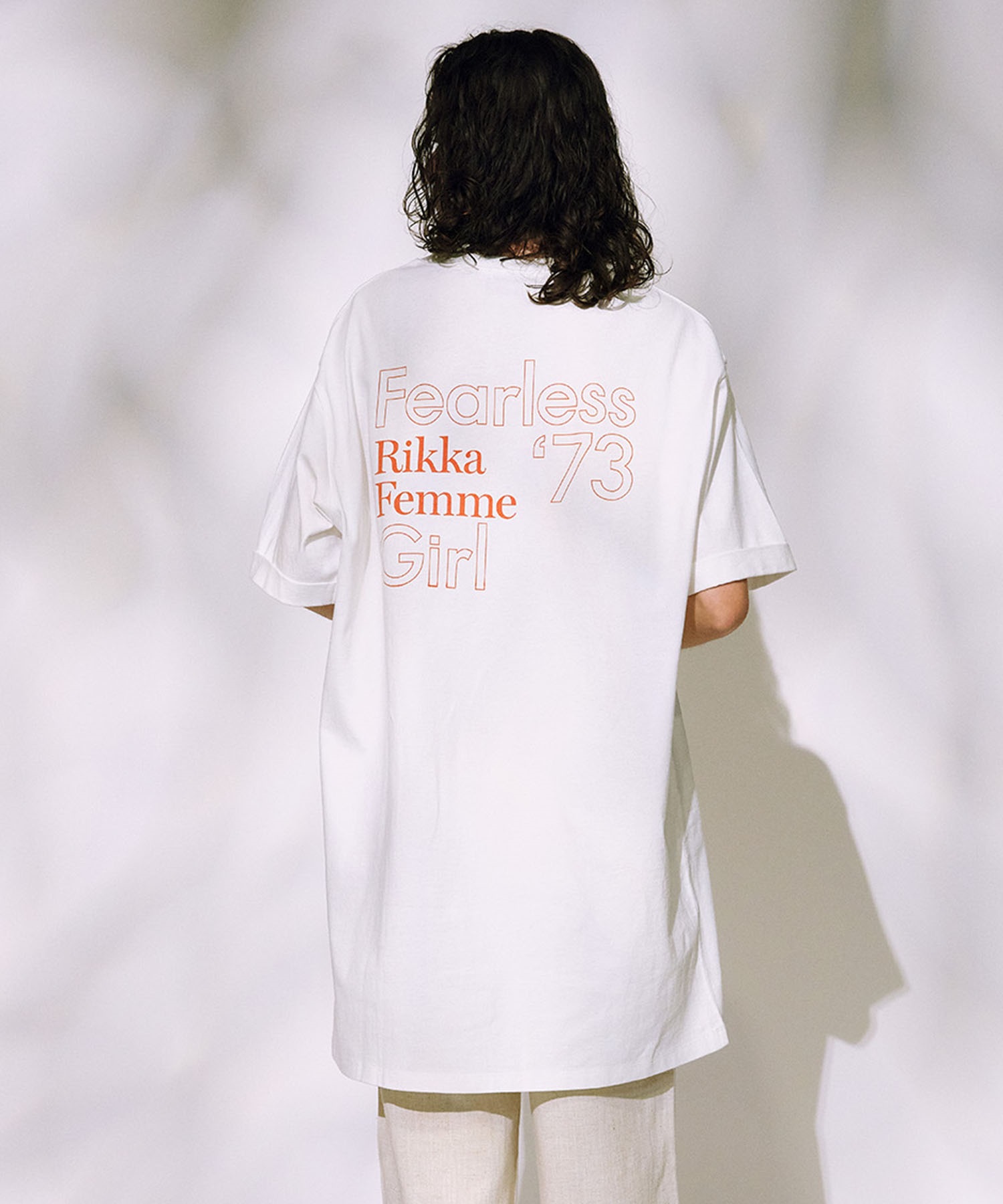 RIKKA FEMME リッカファム 半袖 Tシャツ ワンピース レディース バック