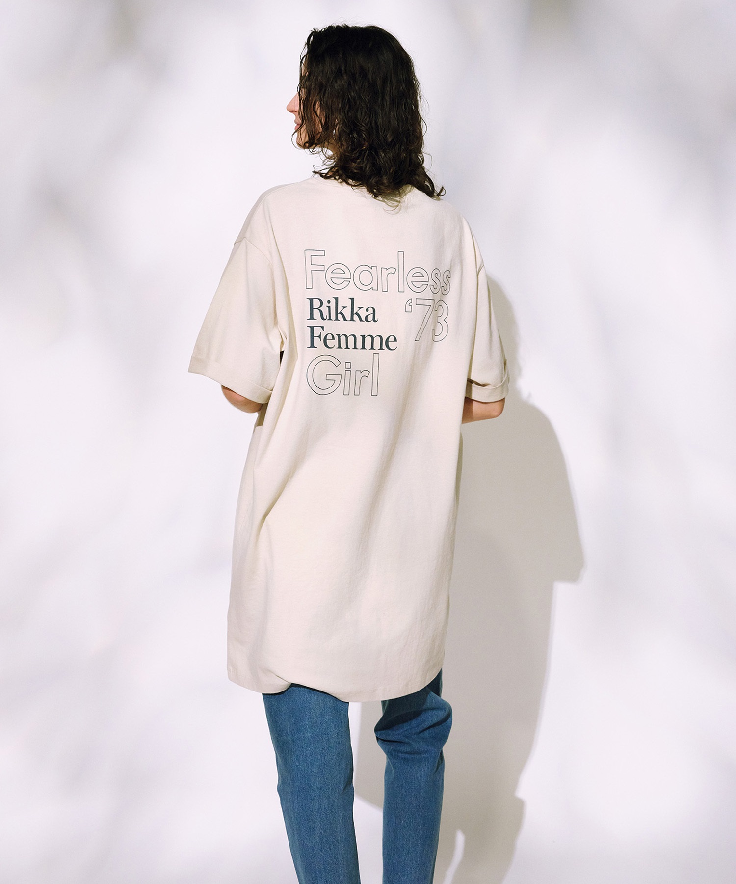 RIKKA FEMME リッカファム 半袖 Tシャツ ワンピース レディース バック
