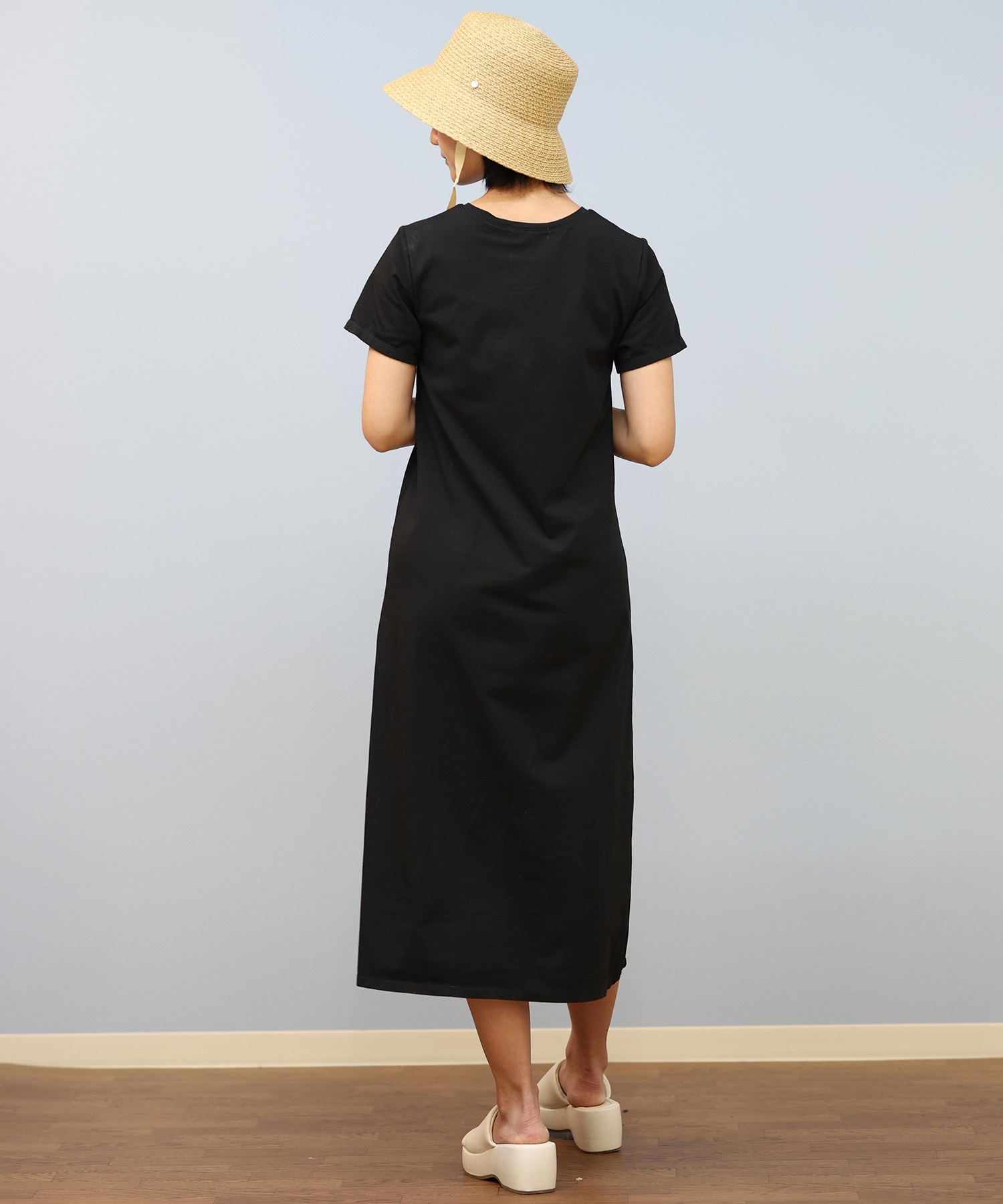 RIKKA FEMME リッカファム ワンピース レディース 半袖 カップ付き