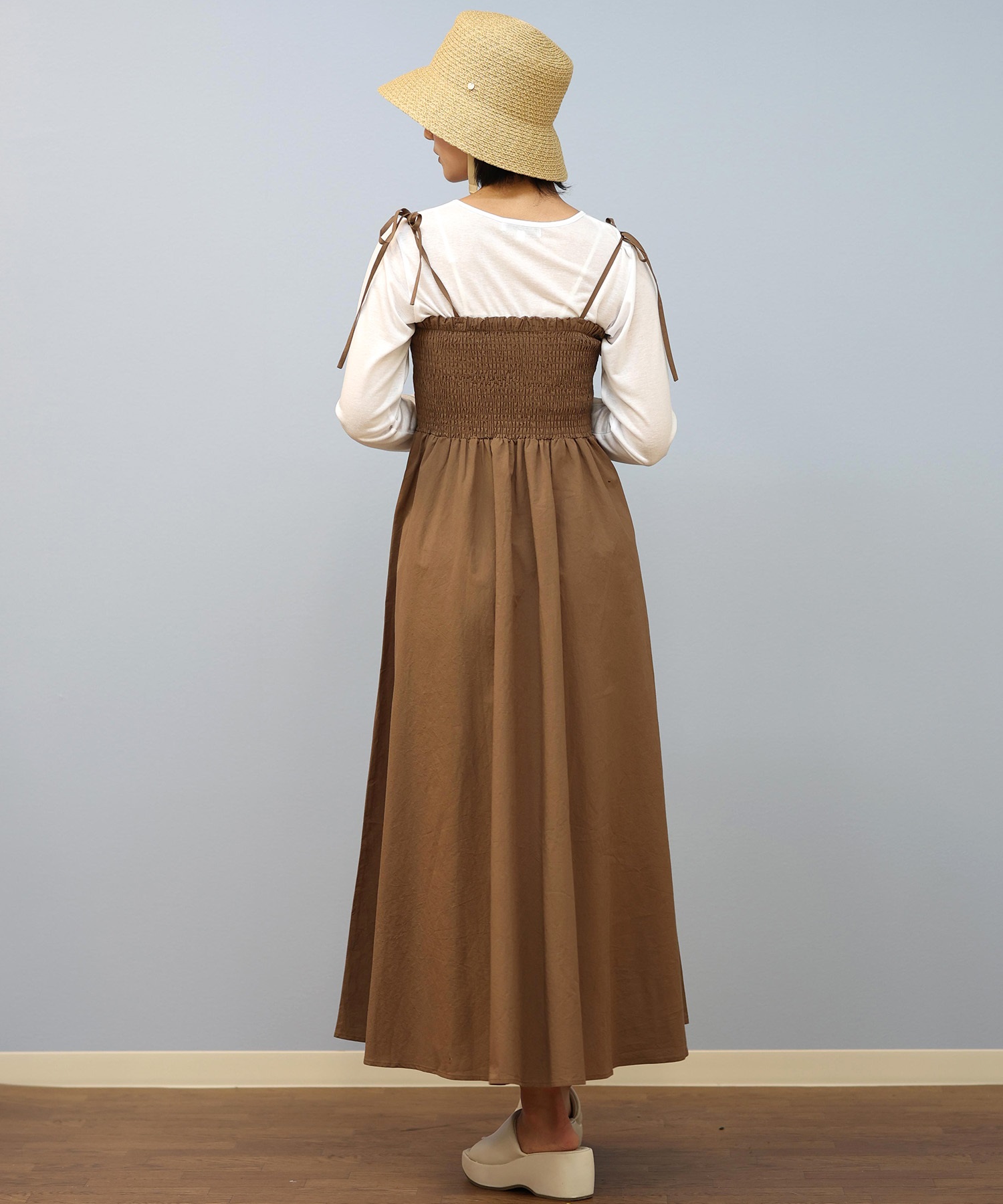 RIKKA FEMME リッカファム ワンピース レディース リボンキャミ RF25SS17(BLK-FREE)