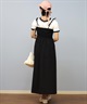 RIKKA FEMME リッカファム ワンピース レディース リボンキャミ RF25SS17(BLK-FREE)