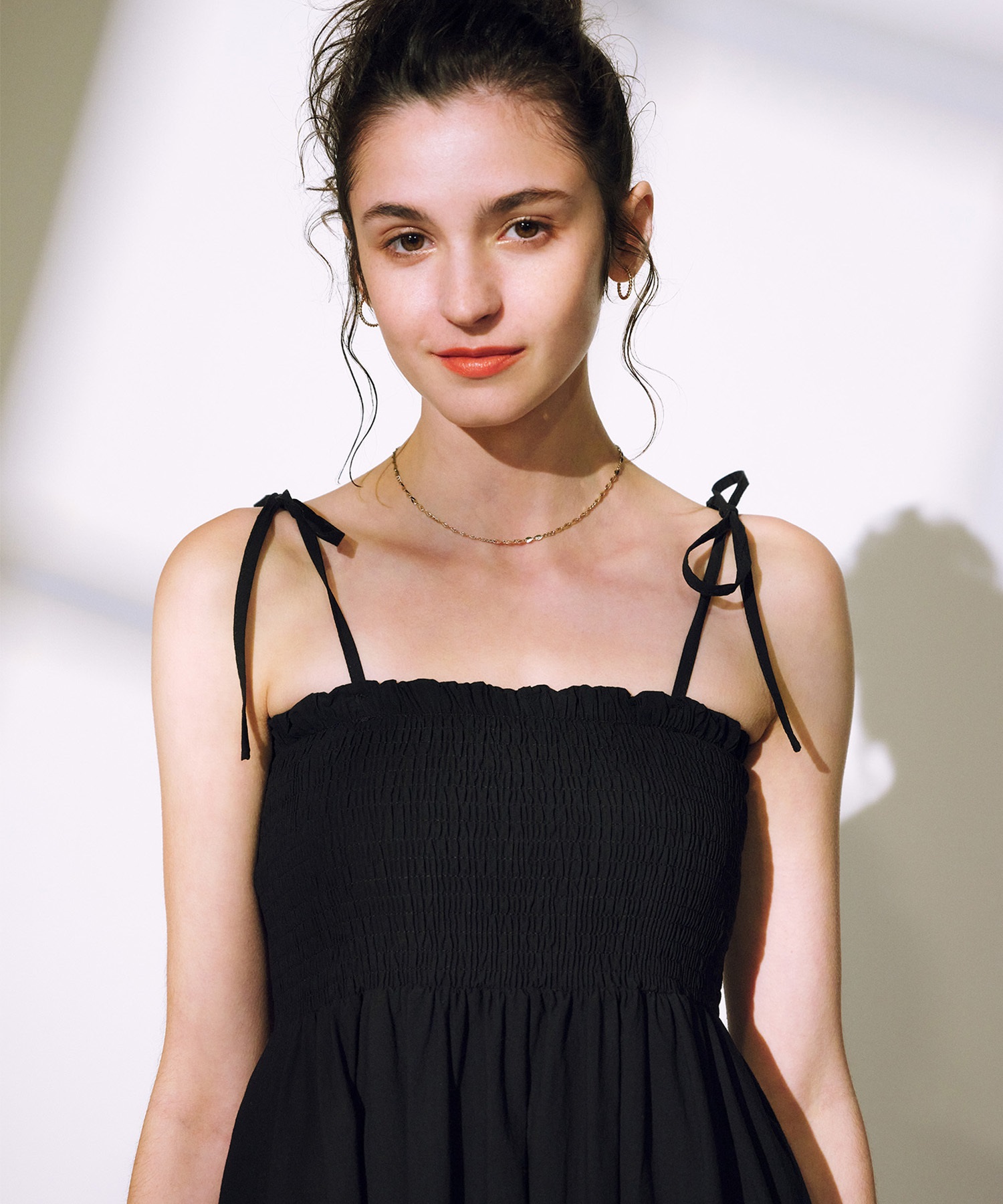 RIKKA FEMME リッカファム ワンピース レディース リボンキャミ RF25SS17(BLK-FREE)