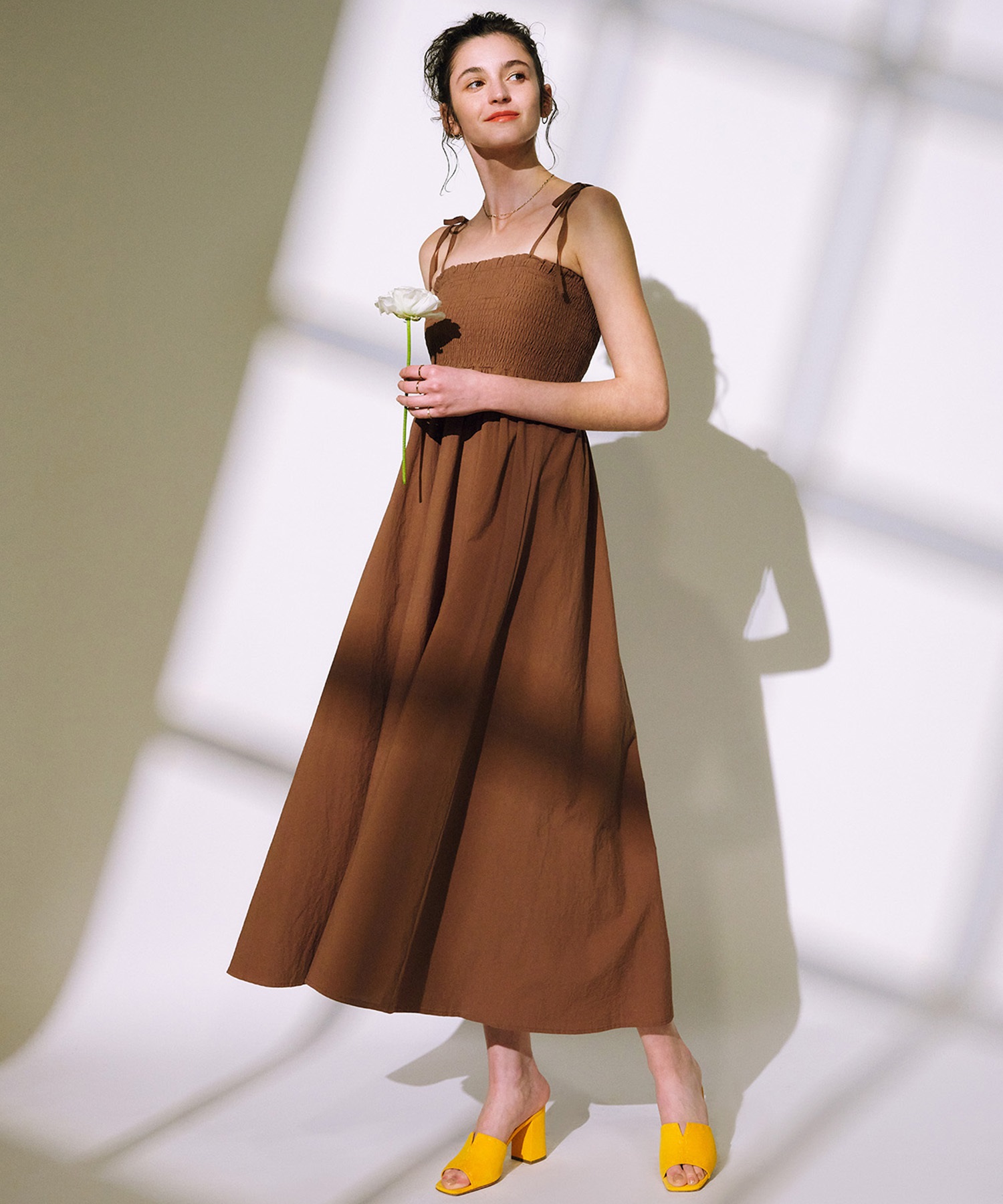 RIKKA FEMME リッカファム ワンピース レディース リボンキャミ RF25SS17(BLK-FREE)