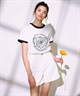 RIKKA FEMME リッカファム 半袖 Tシャツ レディース リンガーTシャツ RF25SS06(WT/NV-SM)
