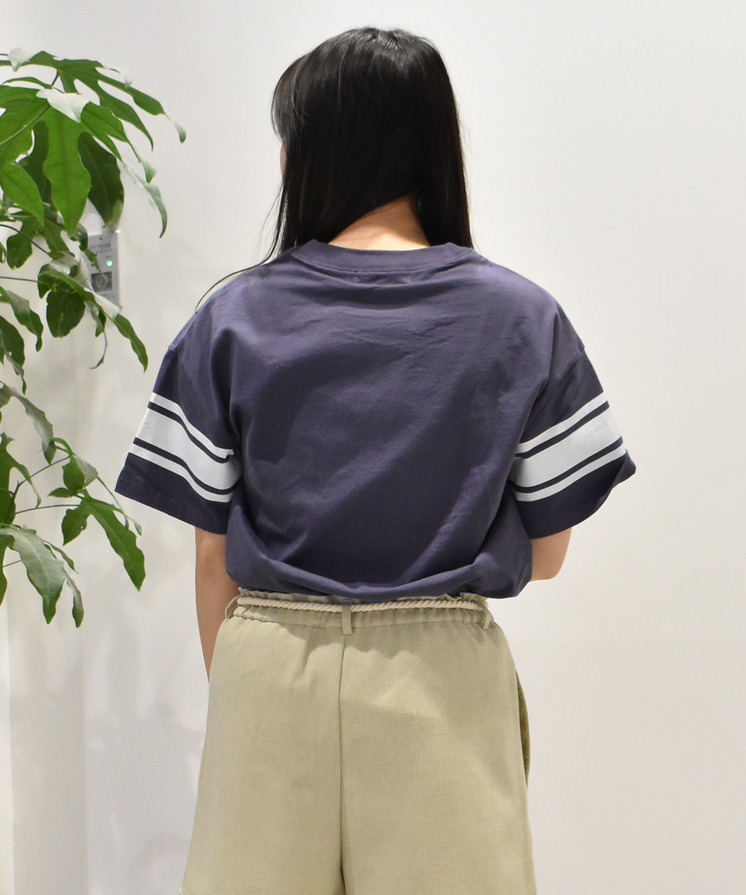 RIKKA FEMME リッカファム 半袖 Tシャツ レディース ナンバリングTシャツ RF25SS08(NAV-FREE)