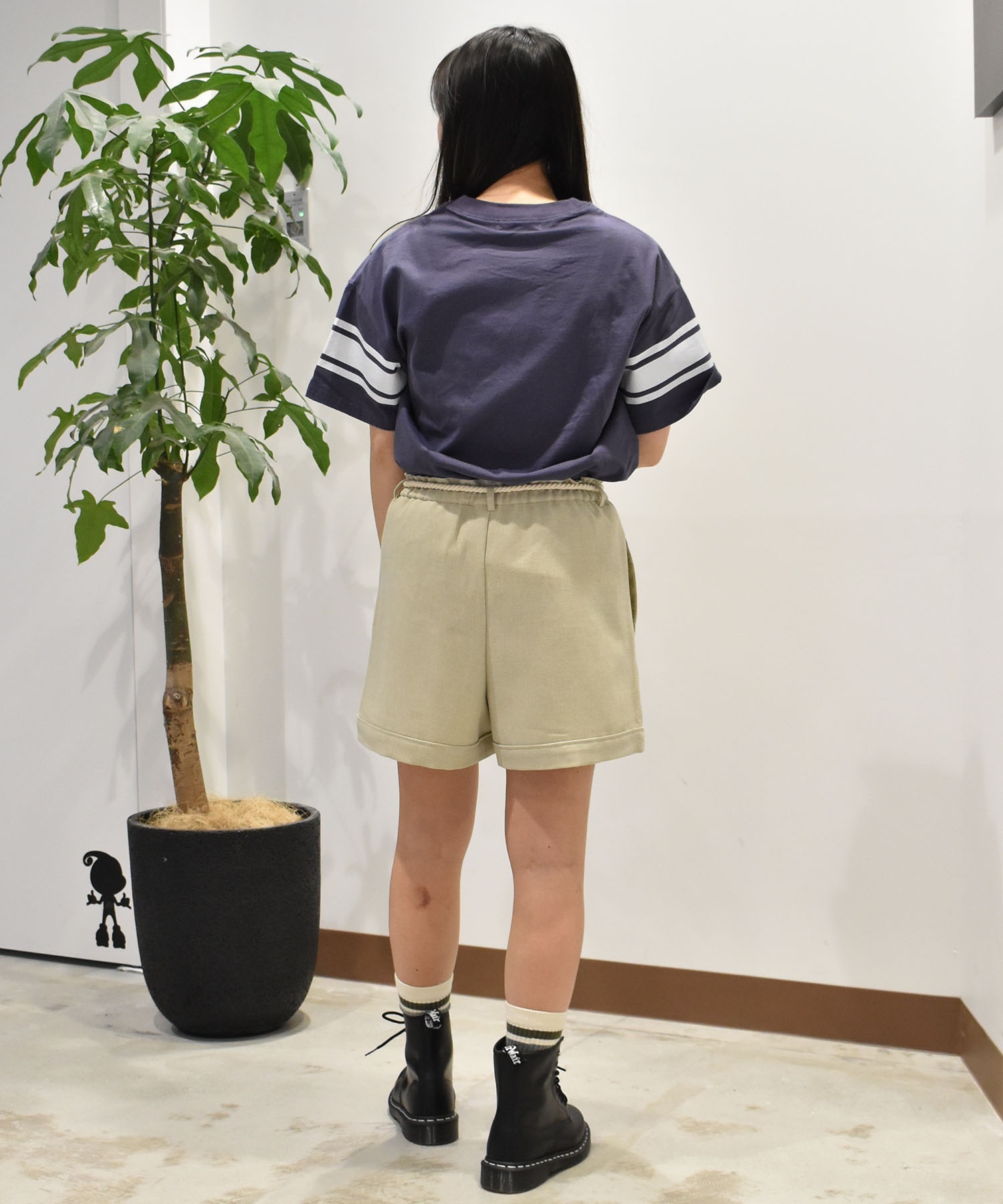 RIKKA FEMME リッカファム 半袖 Tシャツ レディース ナンバリングTシャツ RF25SS08(NAV-FREE)