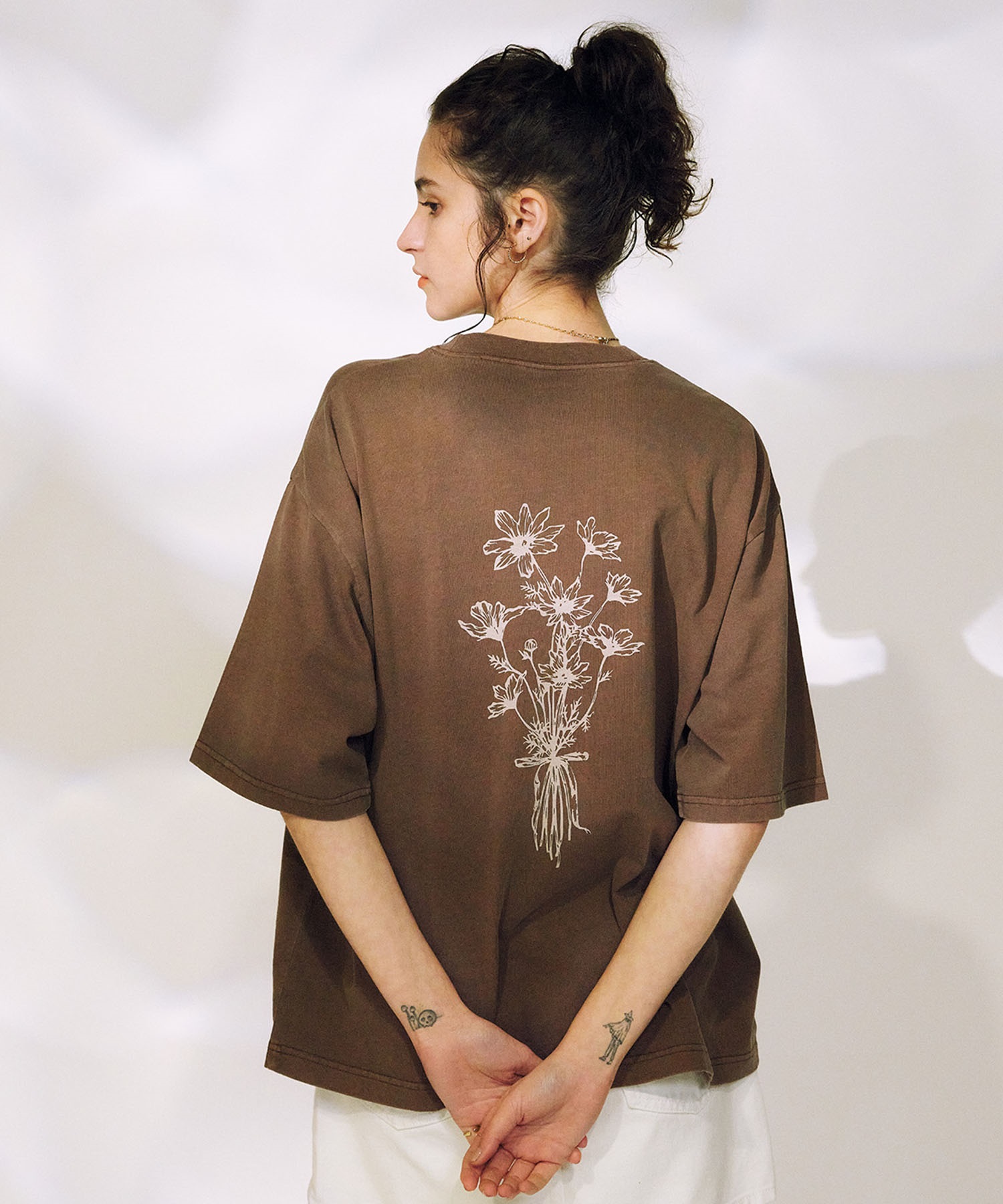 RIKKA FEMME リッカファム 半袖 Tシャツ レディース バックプリント