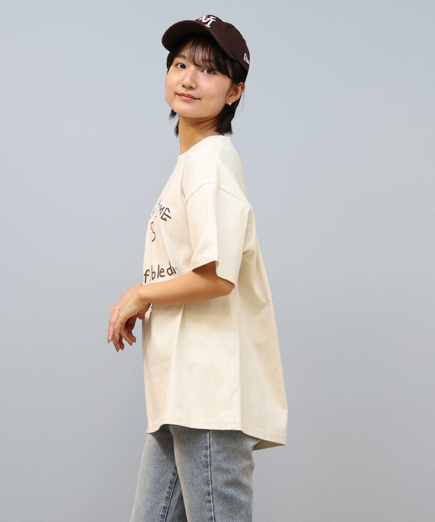 RIKKA FEMME リッカファム 半袖 Tシャツ レディース フロントプリント