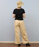 RIKKA FEMME リッカファム 半袖 Tシャツ レディース ヘンリーネックTシャツ RF25SS12(BLK-SM)