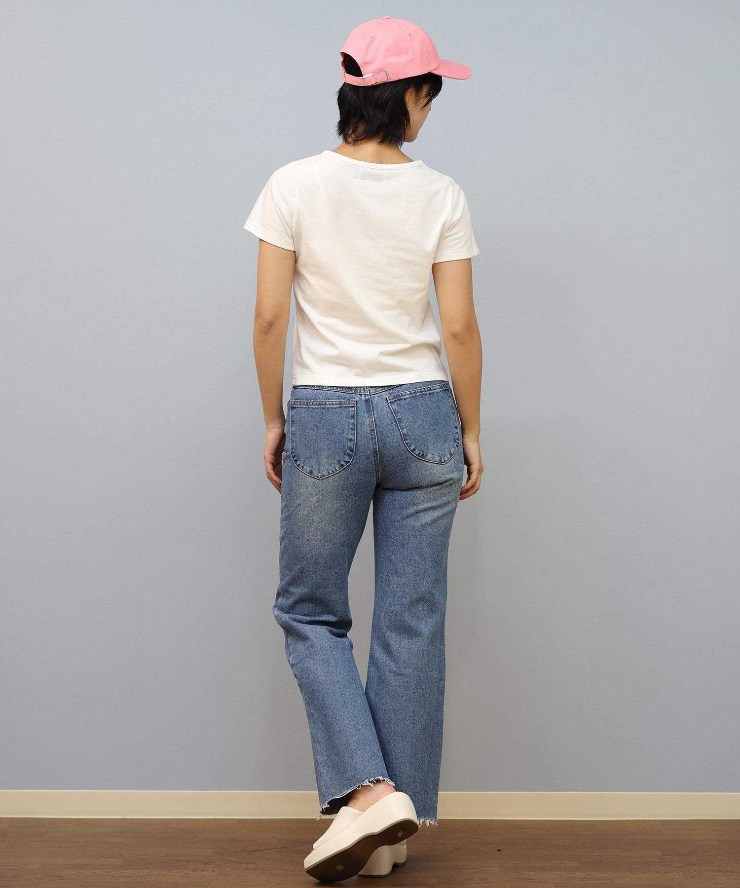 RIKKA FEMME リッカファム 半袖 Tシャツ レディース ヘンリーネックTシャツ RF25SS12(BLK-SM)