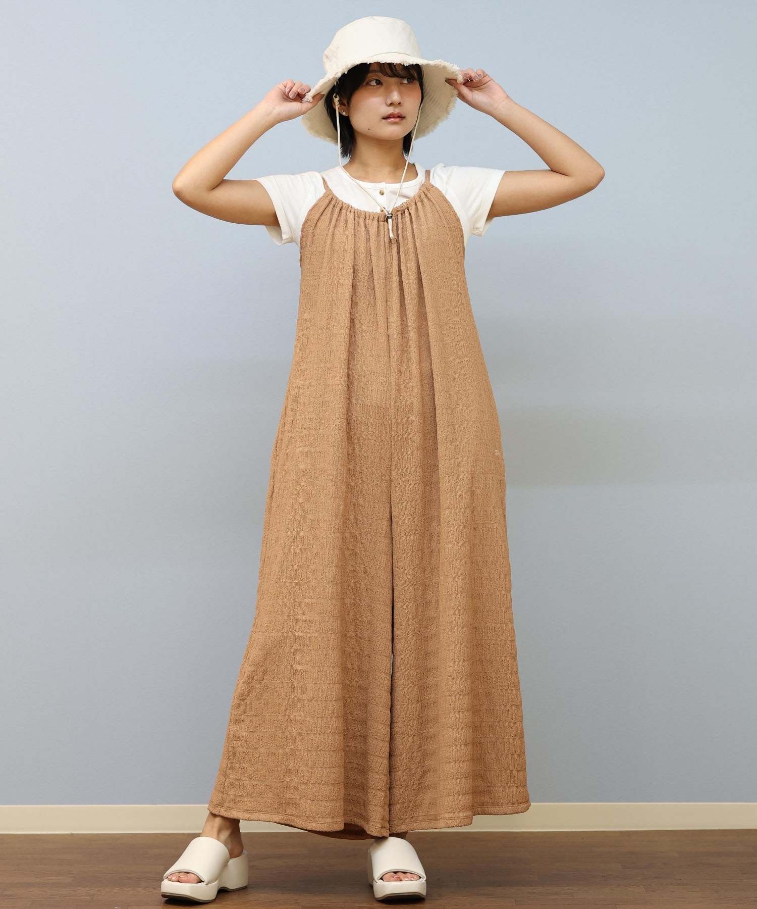 RIKKA FEMME リッカファム 半袖 Tシャツ レディース ヘンリーネックTシャツ RF25SS12(BLK-SM)