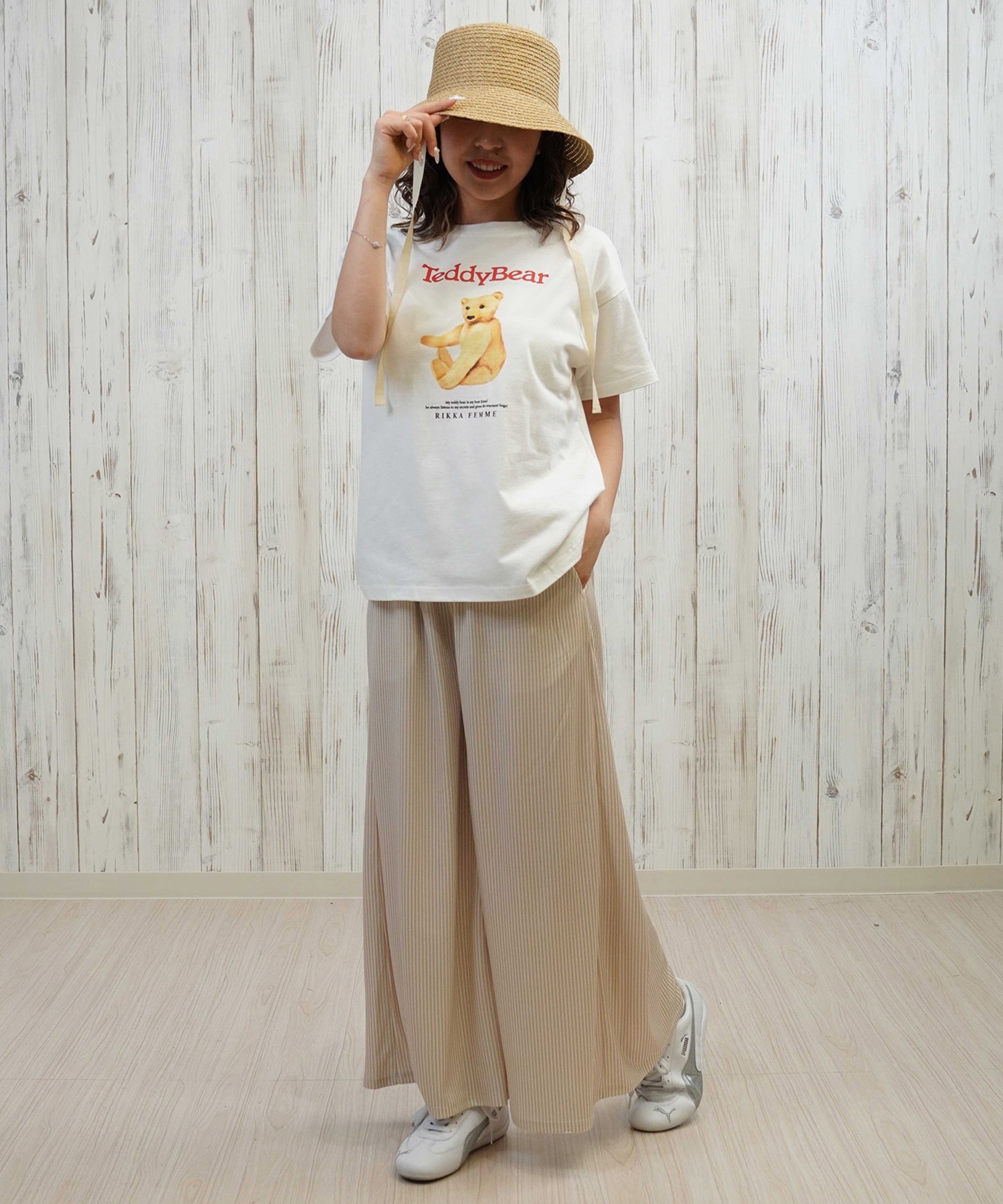 RIKKA FEMME リッカファム 半袖 Tシャツ レディース オーバーサイズ