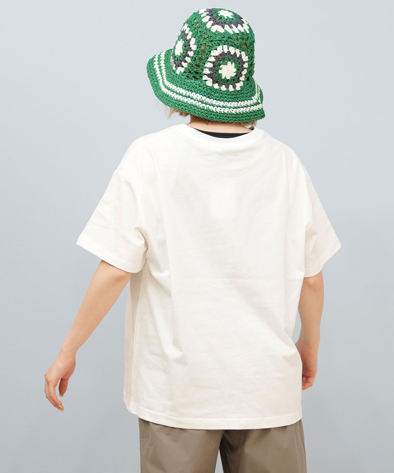 RIKKA FEMME リッカファム 半袖 Tシャツ レディース カレッジロゴ RF25HS04(BEG-FREE)