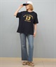 RIKKA FEMME リッカファム 半袖 Tシャツ レディース カレッジロゴ RF25HS04(BEG-FREE)