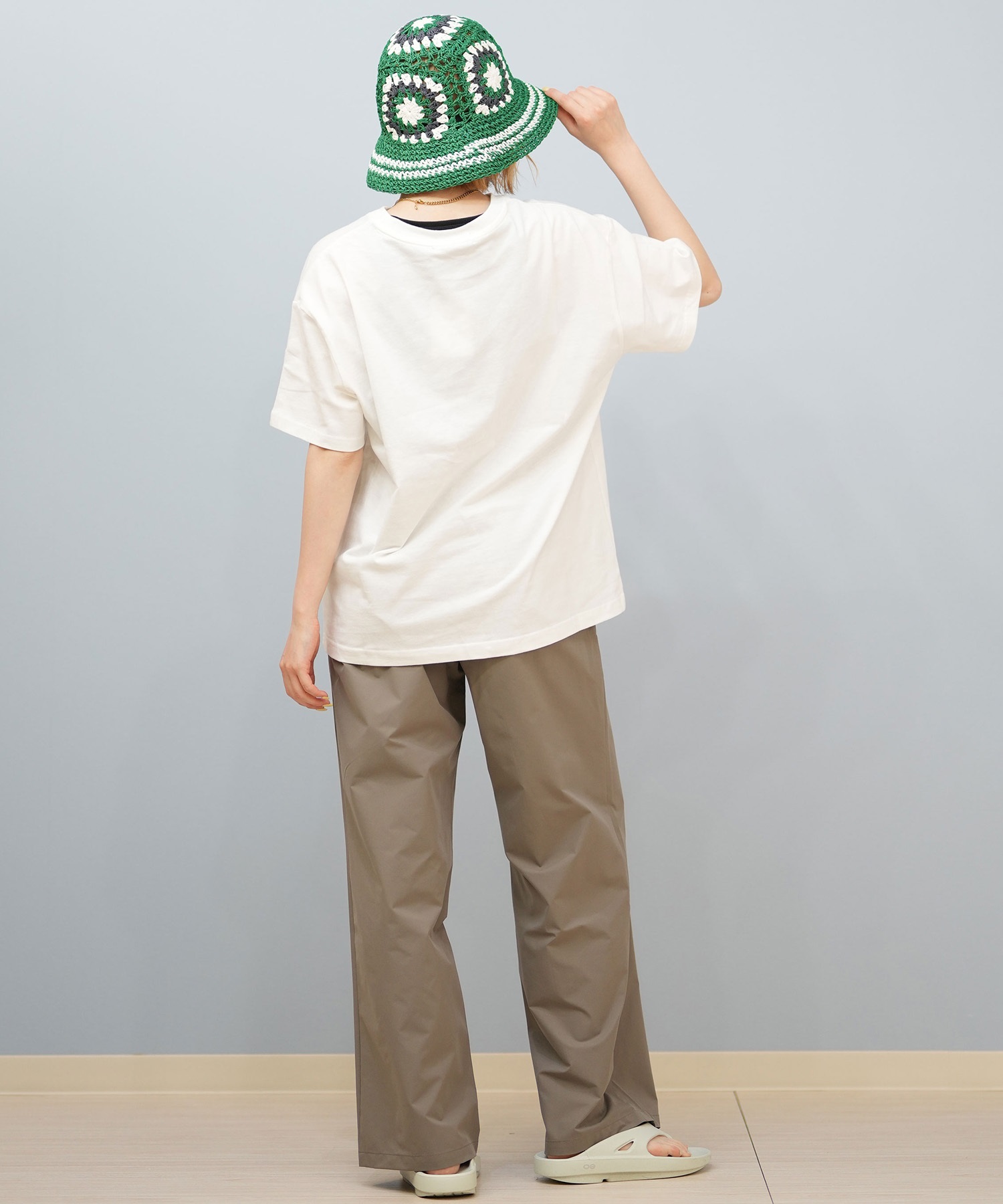 RIKKA FEMME リッカファム 半袖 Tシャツ レディース カレッジロゴ RF25HS04(BEG-FREE)
