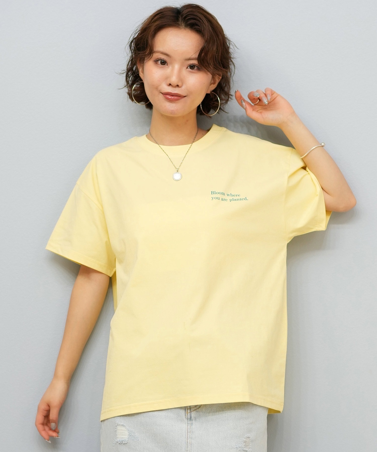RIKKA FEMME リッカファム 半袖 Tシャツ レディース バックプリント UV