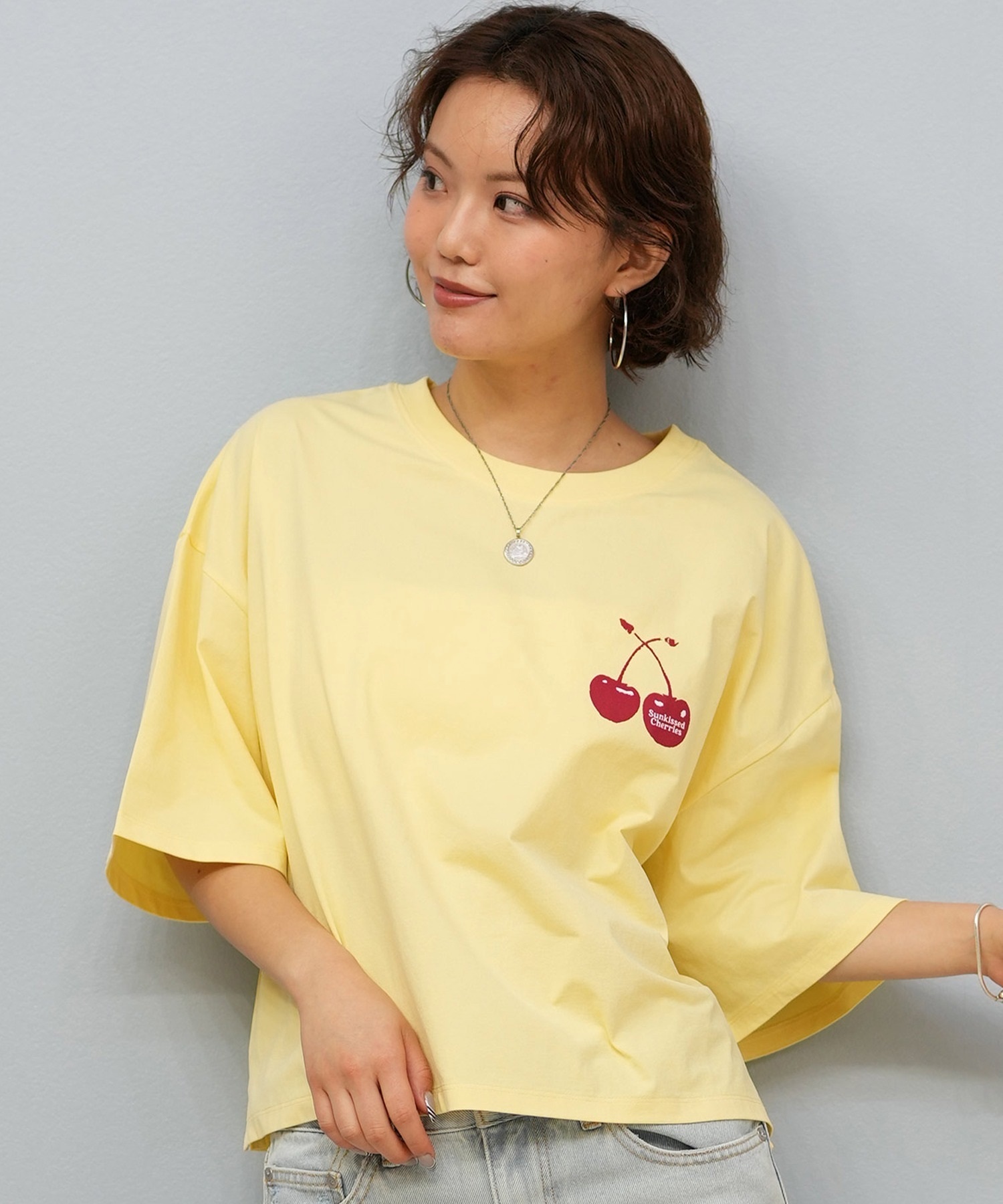 RIKKA FEMME リッカファム 半袖 Tシャツ レディース バックプリント UV
