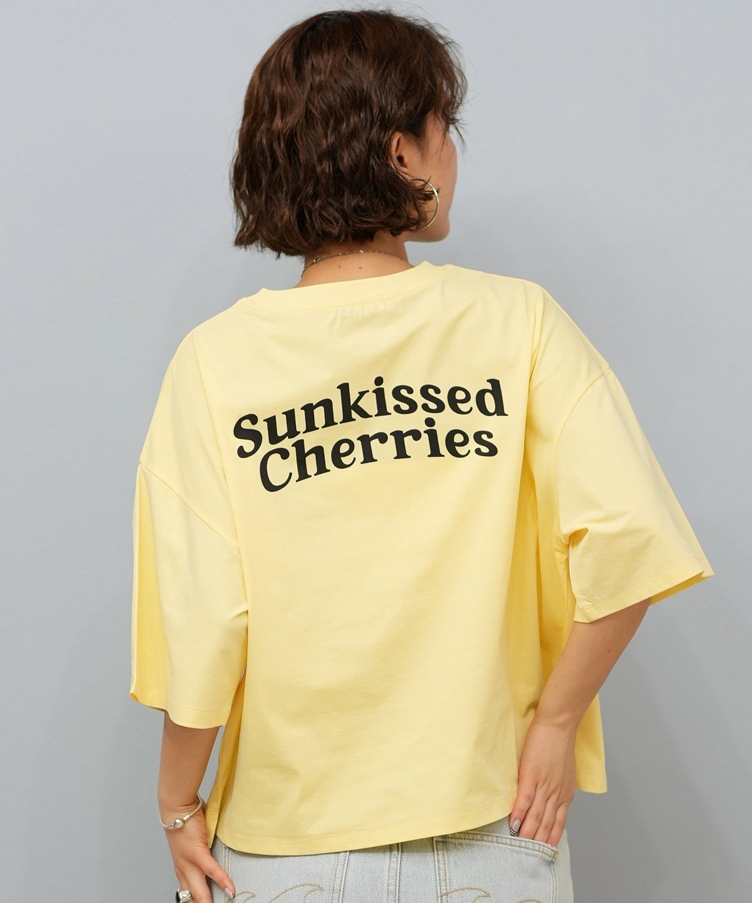 RIKKA FEMME リッカファム 半袖 Tシャツ レディース バックプリント UV