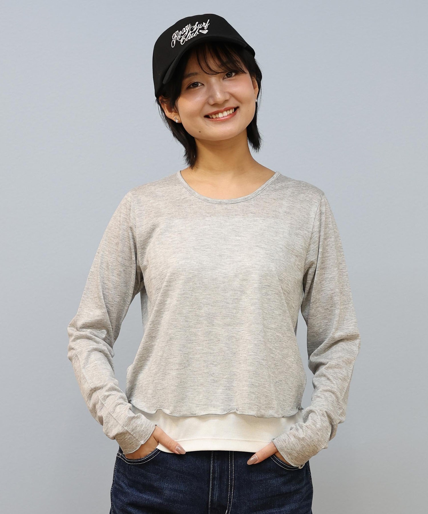 RIKKA FEMME リッカファム 長袖 Tシャツ レディース シアー